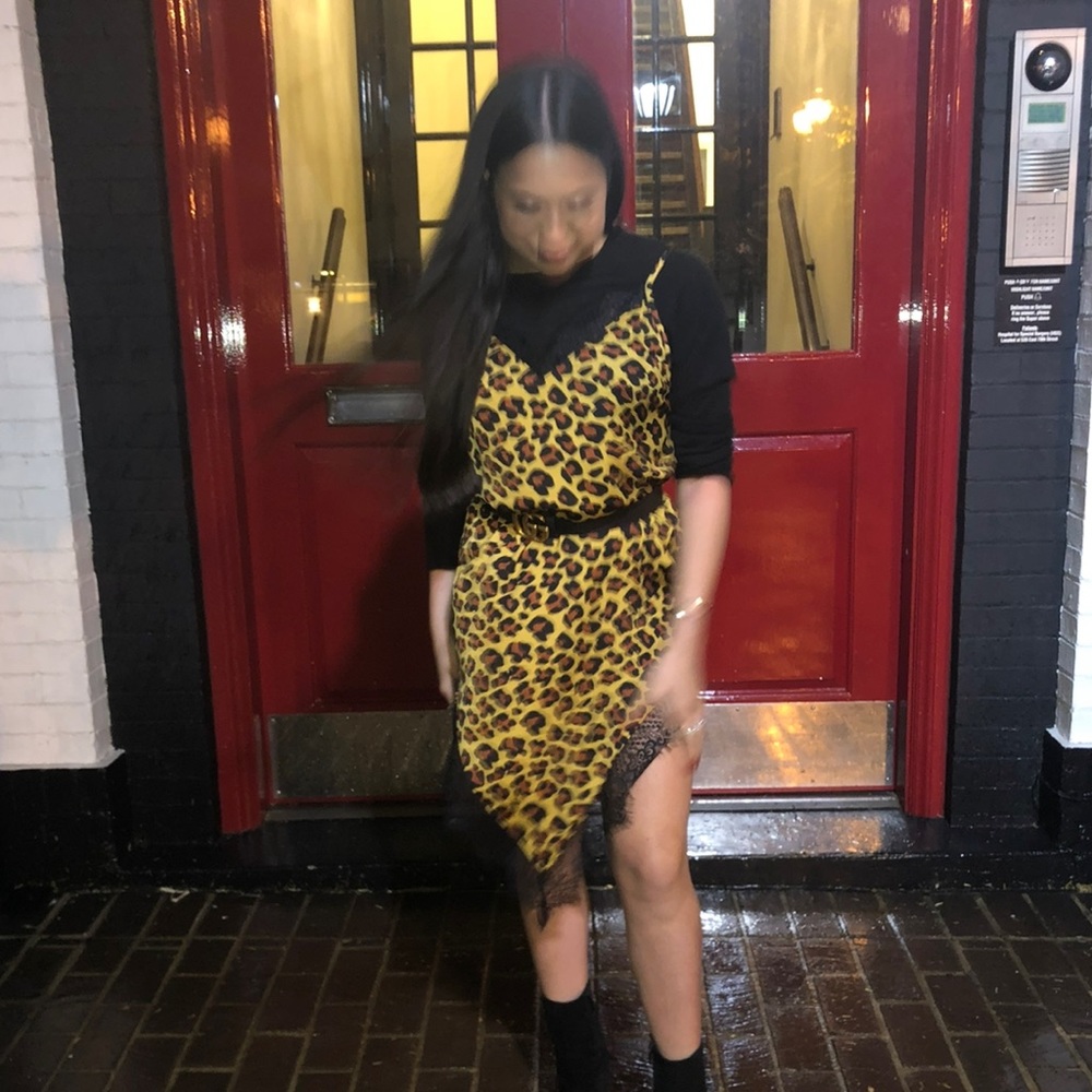 Cheeta Slip Dress